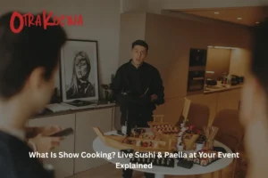 What Is Show Cooking? Live Sushi & Paella at Your Event Explained